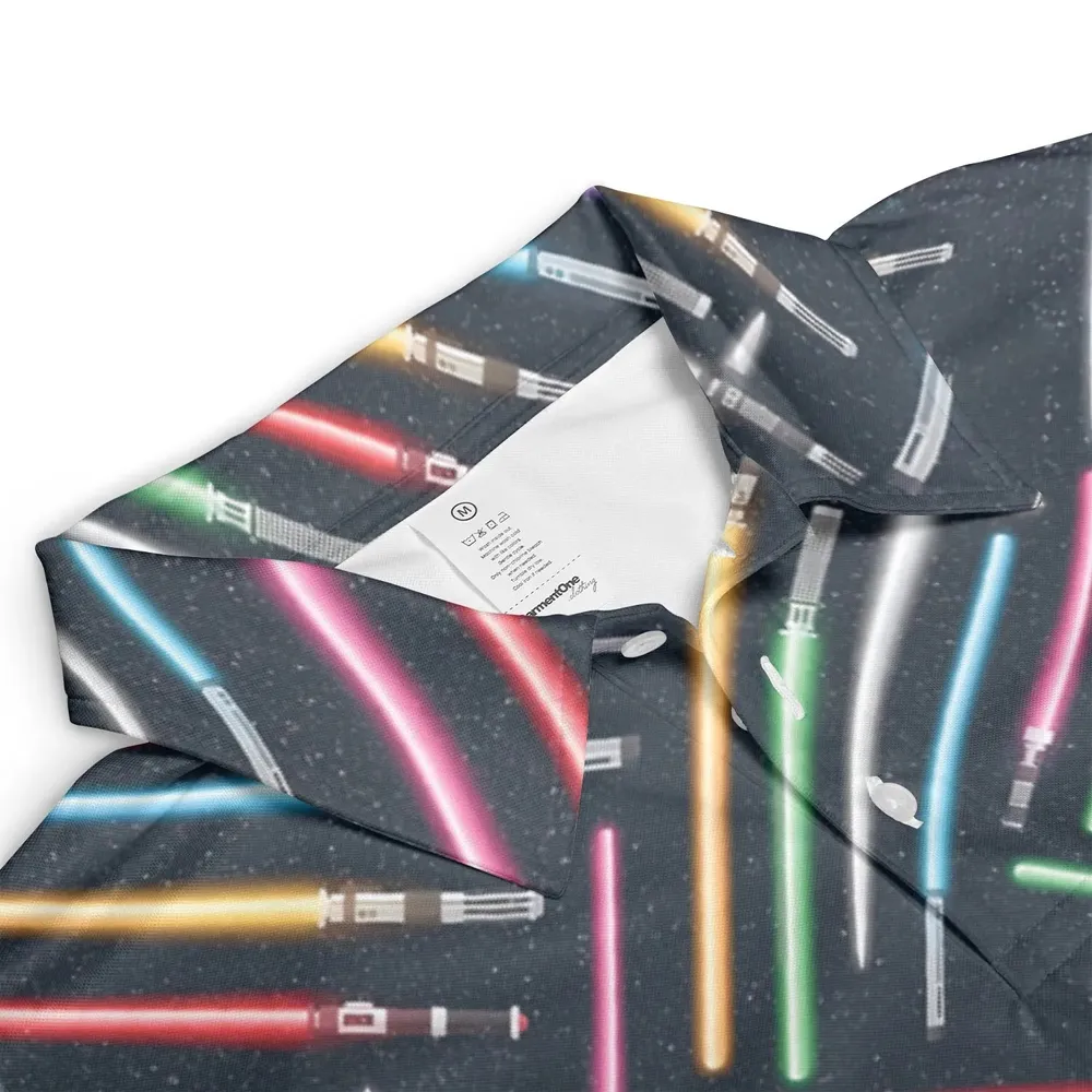 Lightsabers Star Wars Pattern AOP Men/Women Polo Shirt - 3