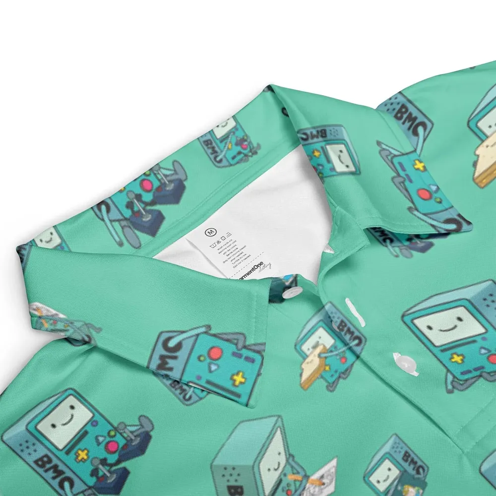 BMO World Adventure Time AOP Men/Women Polo Shirt - 3