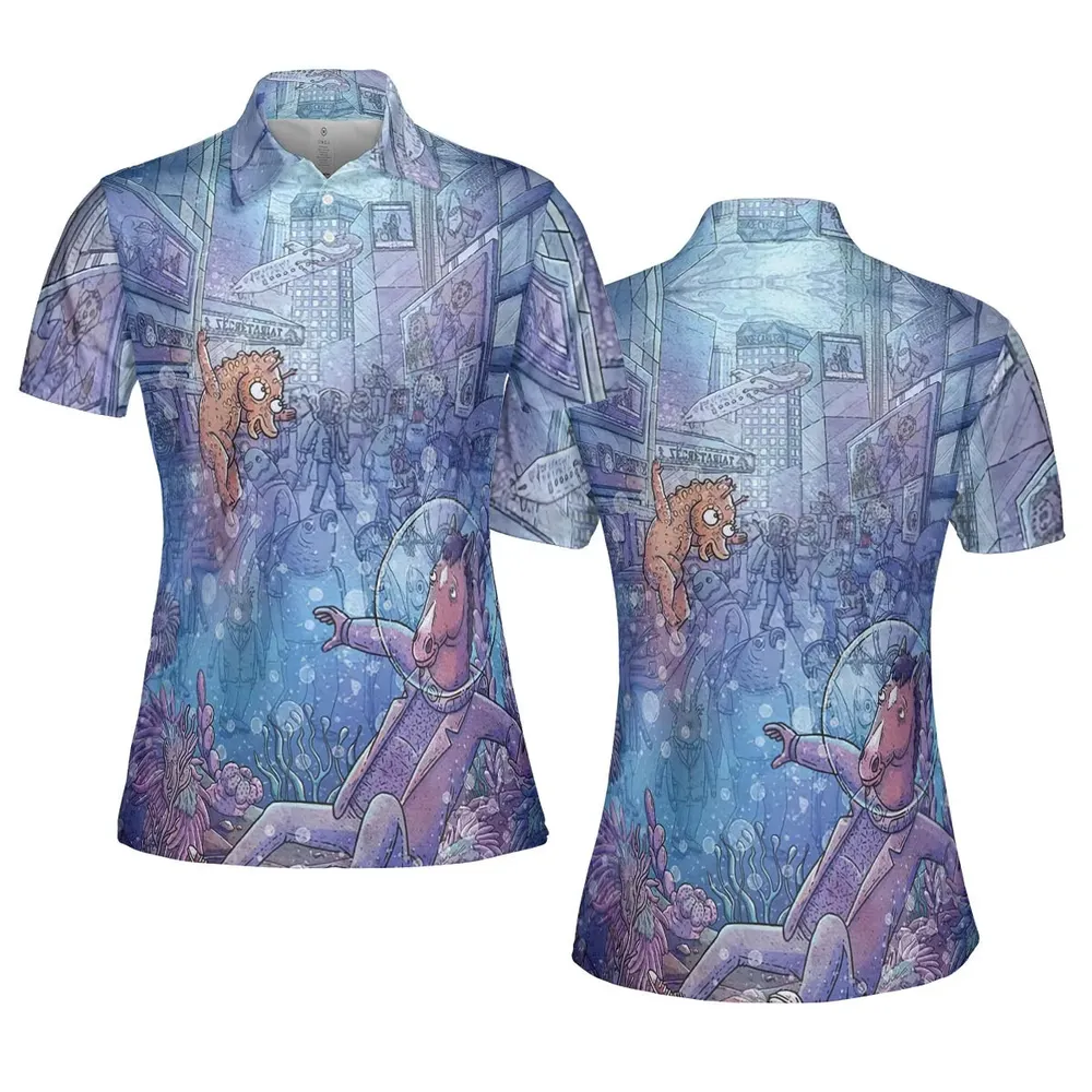 Bojack Horseman AOP Men/Women Polo Shirt - 5