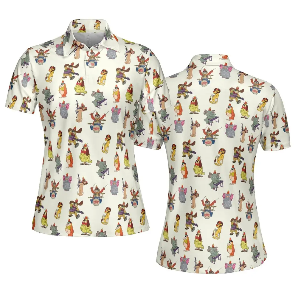 Snorky Fleegle Drooper Bingo The Banana Splits AOP Men/Women Polo Shirt - 5