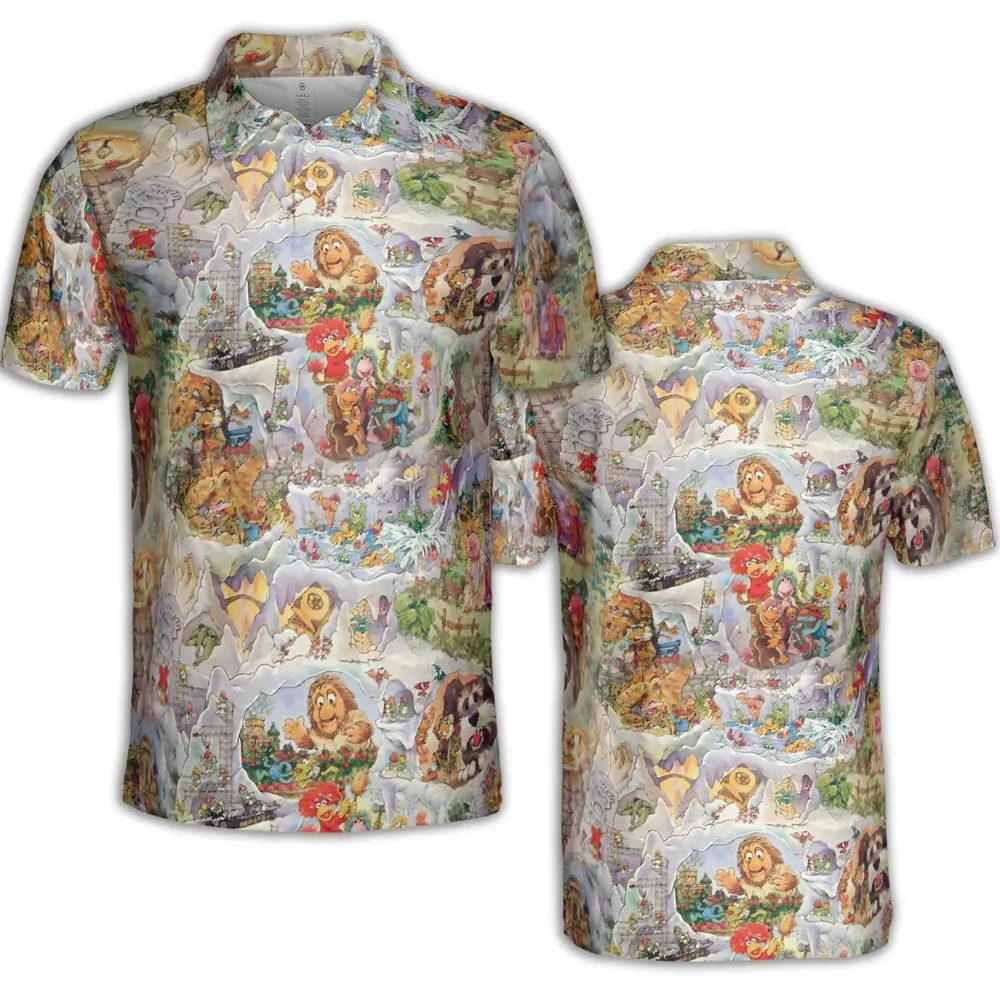 Fraggle Rock Journey Jim Henson AOP Men/Women Polo Shirt - 2