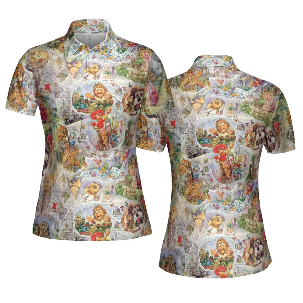 Fraggle Rock Journey Jim Henson AOP Men/Women Polo Shirt - 5