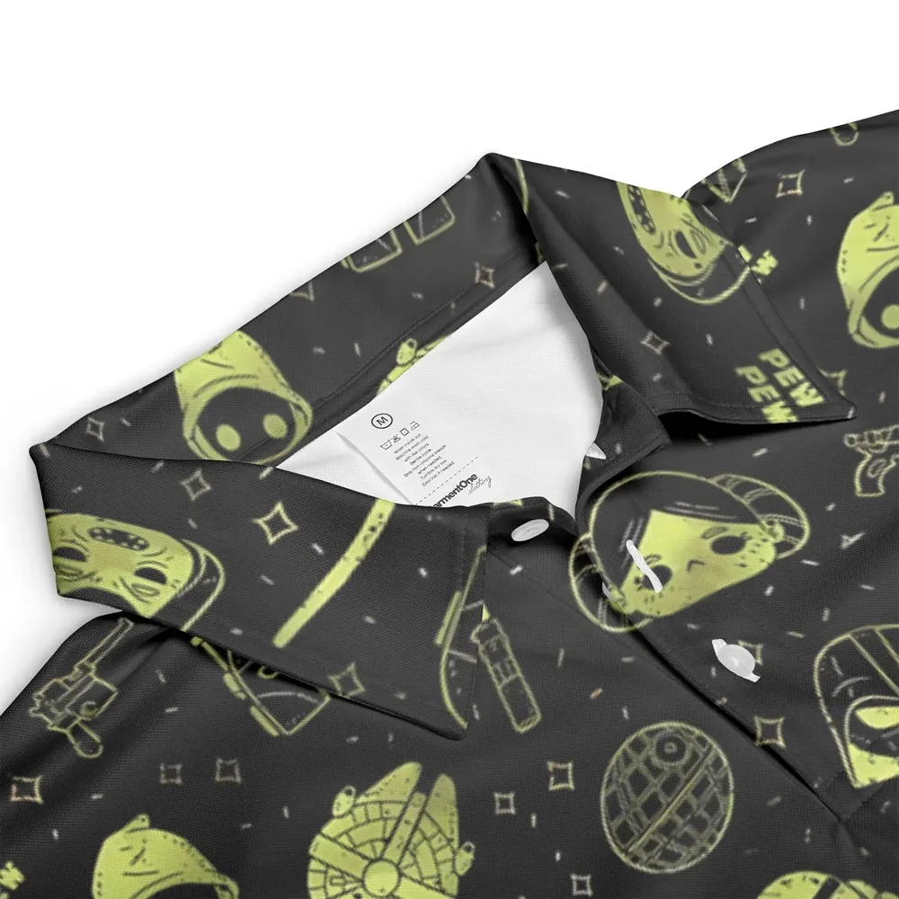 PewPew Star Wars AOP Men/Women Polo Shirt - 3