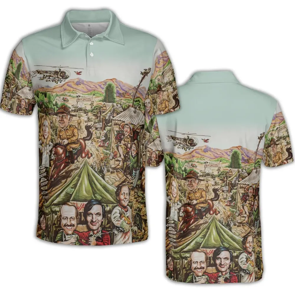 M*A*S*H Movie Art AOP Men/Women Polo Shirt - 2