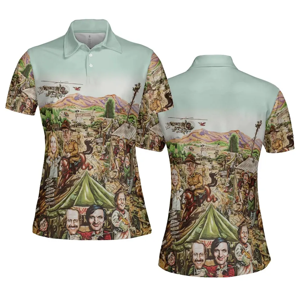 M*A*S*H Movie Art AOP Men/Women Polo Shirt - 5