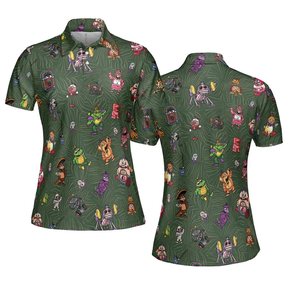 Five Nights at Freddy's Characters AOP Men/Women Polo Shirt - 5