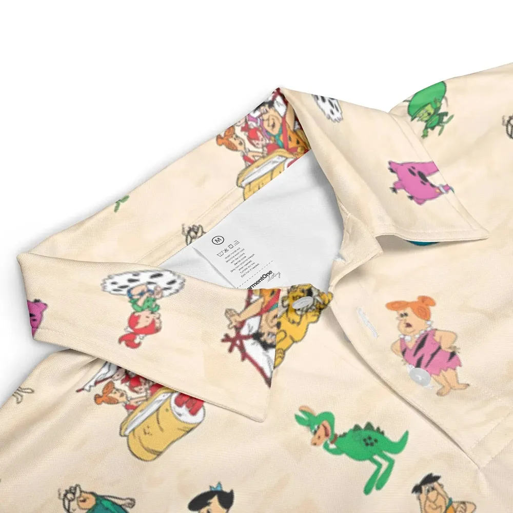 Bedrock The Flintstones AOP Men/Women Polo Shirt - 3