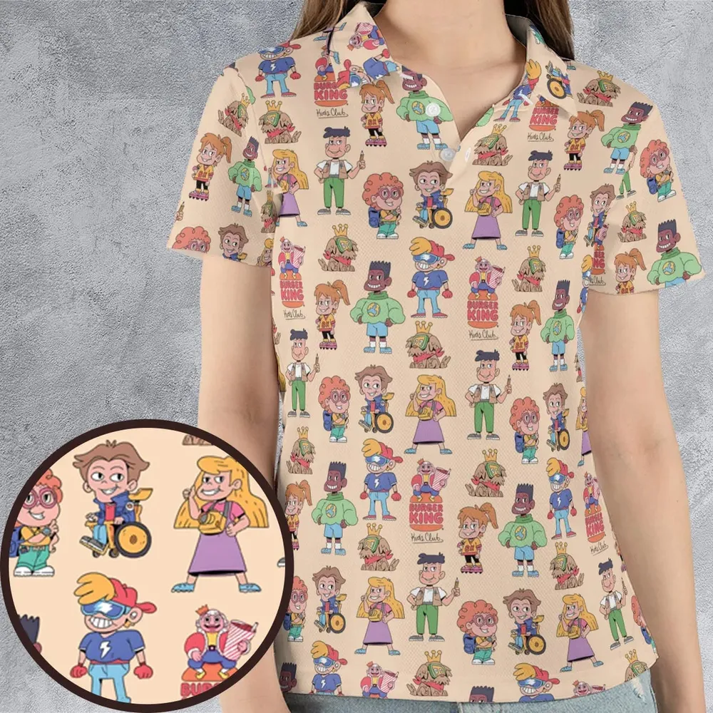 BK Kids Club AOP Men/Women Polo Shirt - 4