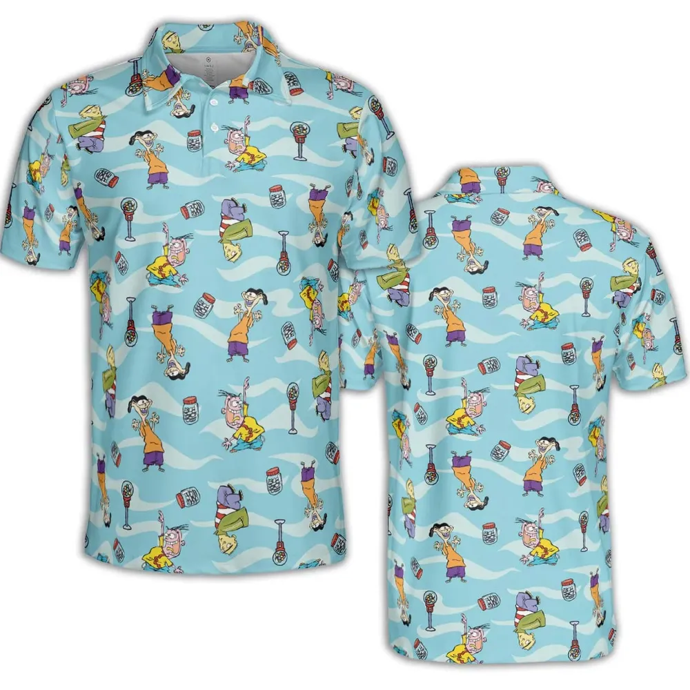 Quick Tips Regarding Ed, Edd, n Eddy Pattern AOP Men/Women Polo Shirt - 2