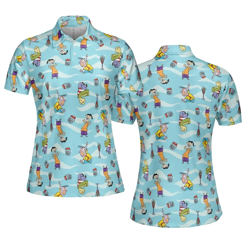 Quick Tips Regarding Ed, Edd, n Eddy Pattern AOP Men/Women Polo Shirt - 5