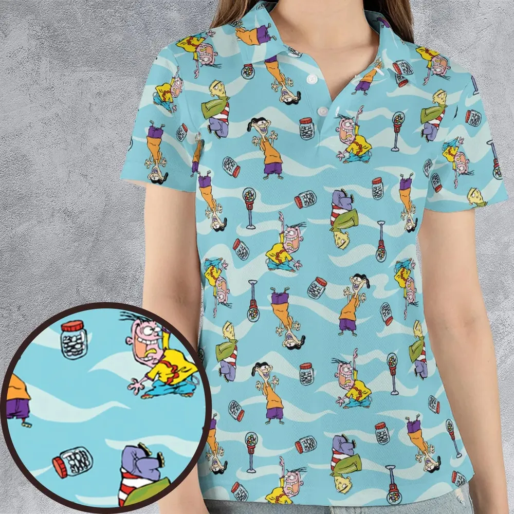 Quick Tips Regarding Ed, Edd, n Eddy Pattern AOP Men/Women Polo Shirt - 4