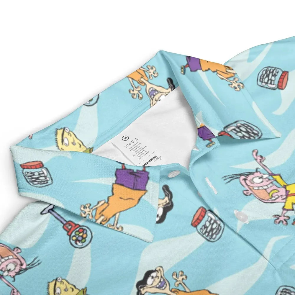 Quick Tips Regarding Ed, Edd, n Eddy Pattern AOP Men/Women Polo Shirt - 3