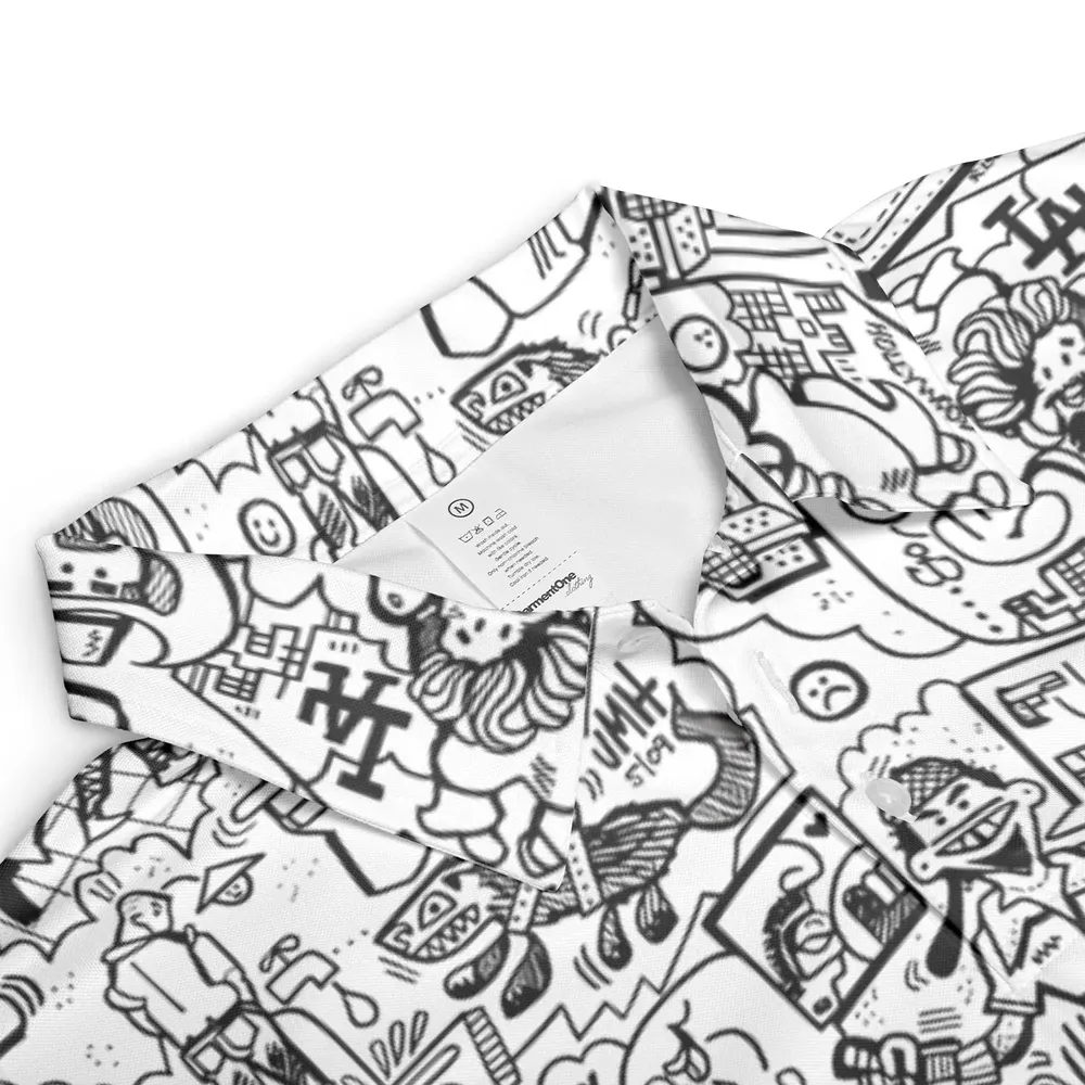 The Big Lebowski Doodles AOP Men/Women Polo Shirt - 3