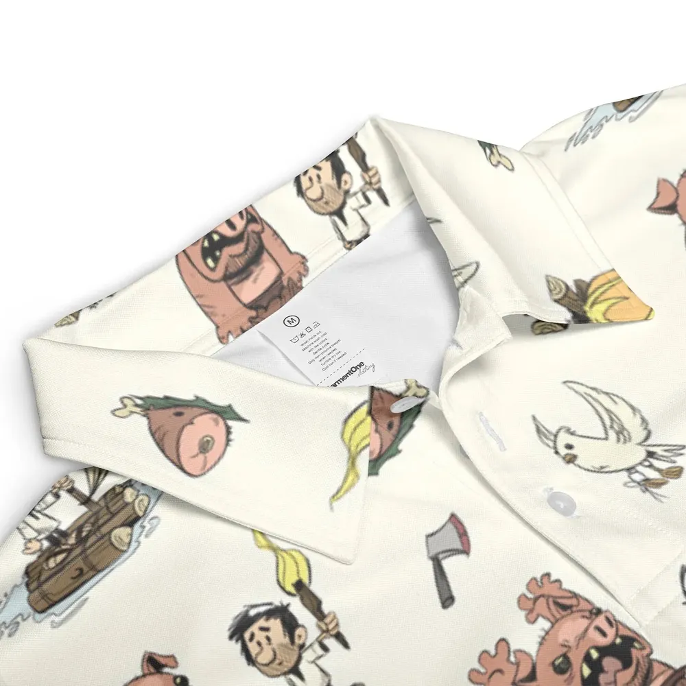 Don't Starve Collection AOP Men/Women Polo Shirt - 3