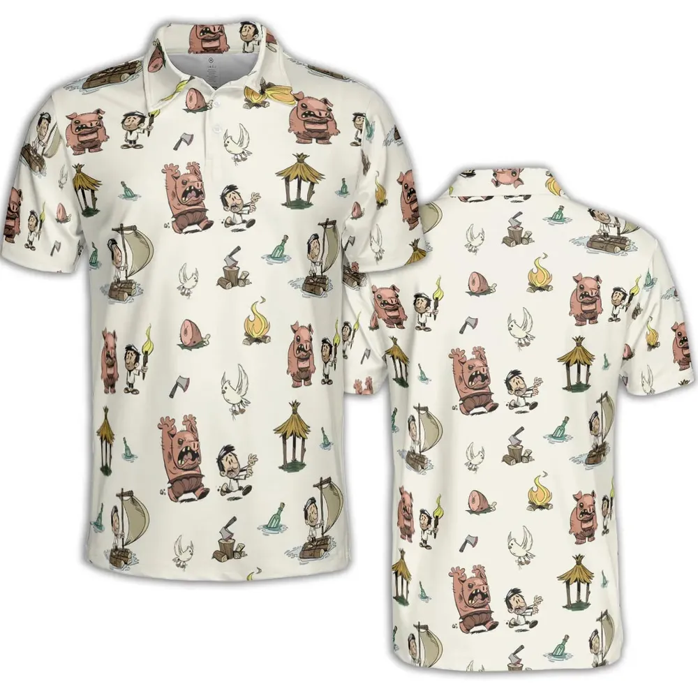 Don't Starve Collection AOP Men/Women Polo Shirt - 2