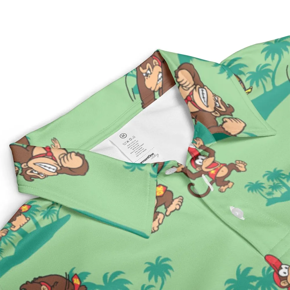 Donkey Kong & Diddy Kong AOP Men/Women Polo Shirt - 3