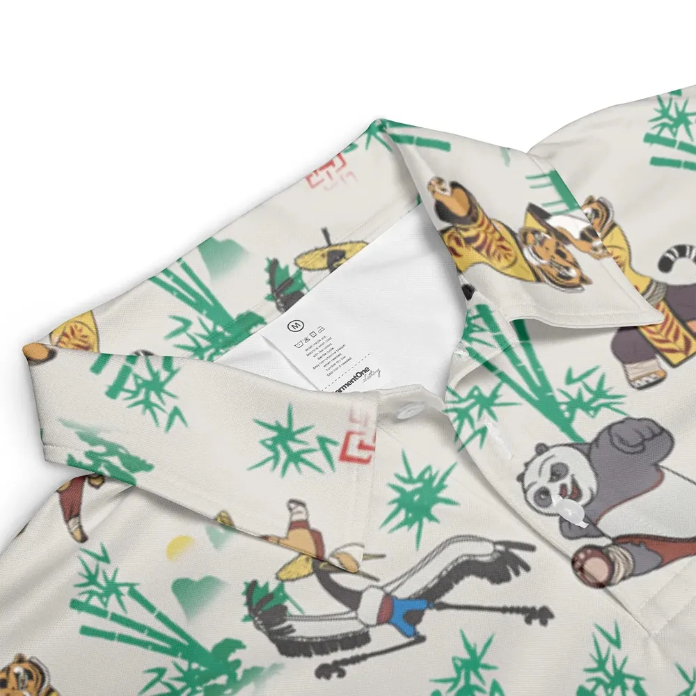 Kung Fu Panda Characters AOP Men/Women Polo Shirt - 3