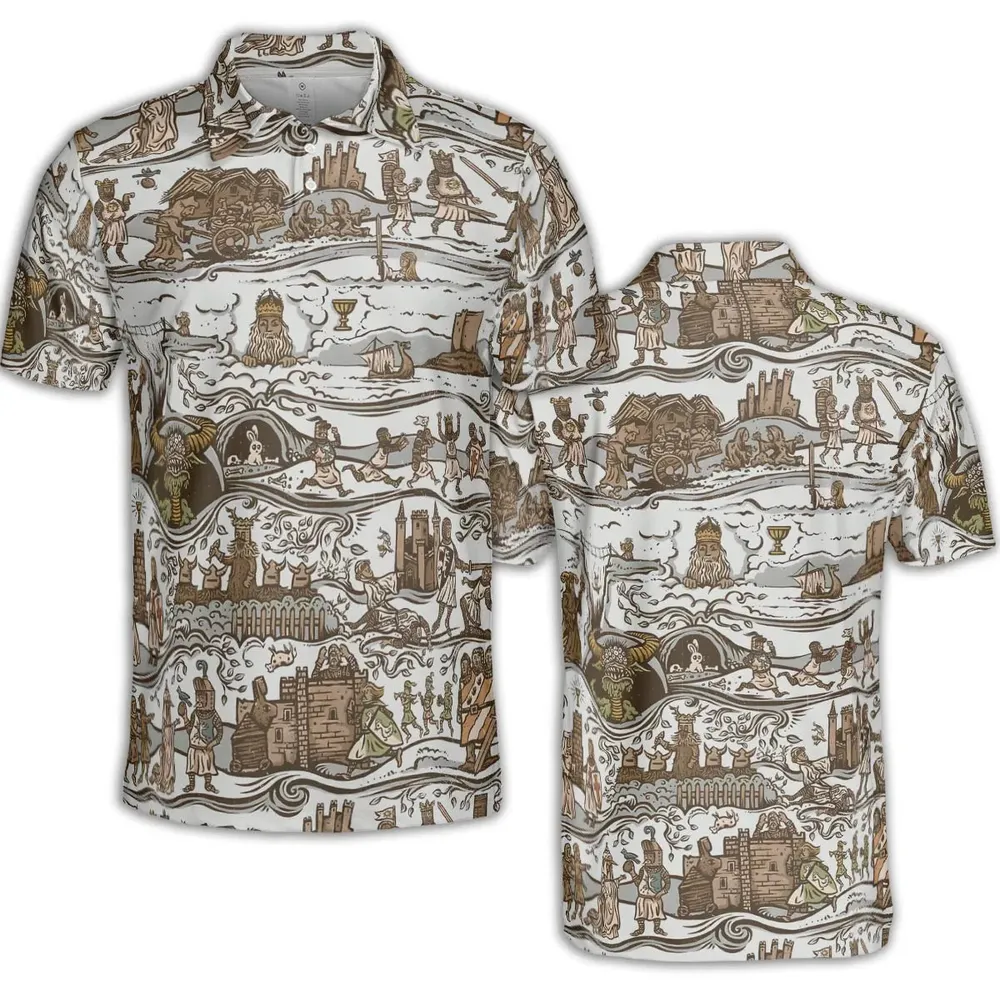 The Tapestry Journey Monty Python AOP Men/Women Polo Shirt - 2
