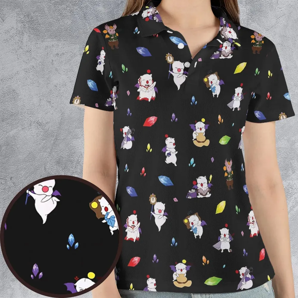 Moggle Final Fantasy AOP Men/Women Polo Shirt - 4