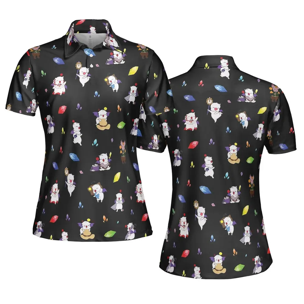 Moggle Final Fantasy AOP Men/Women Polo Shirt - 5