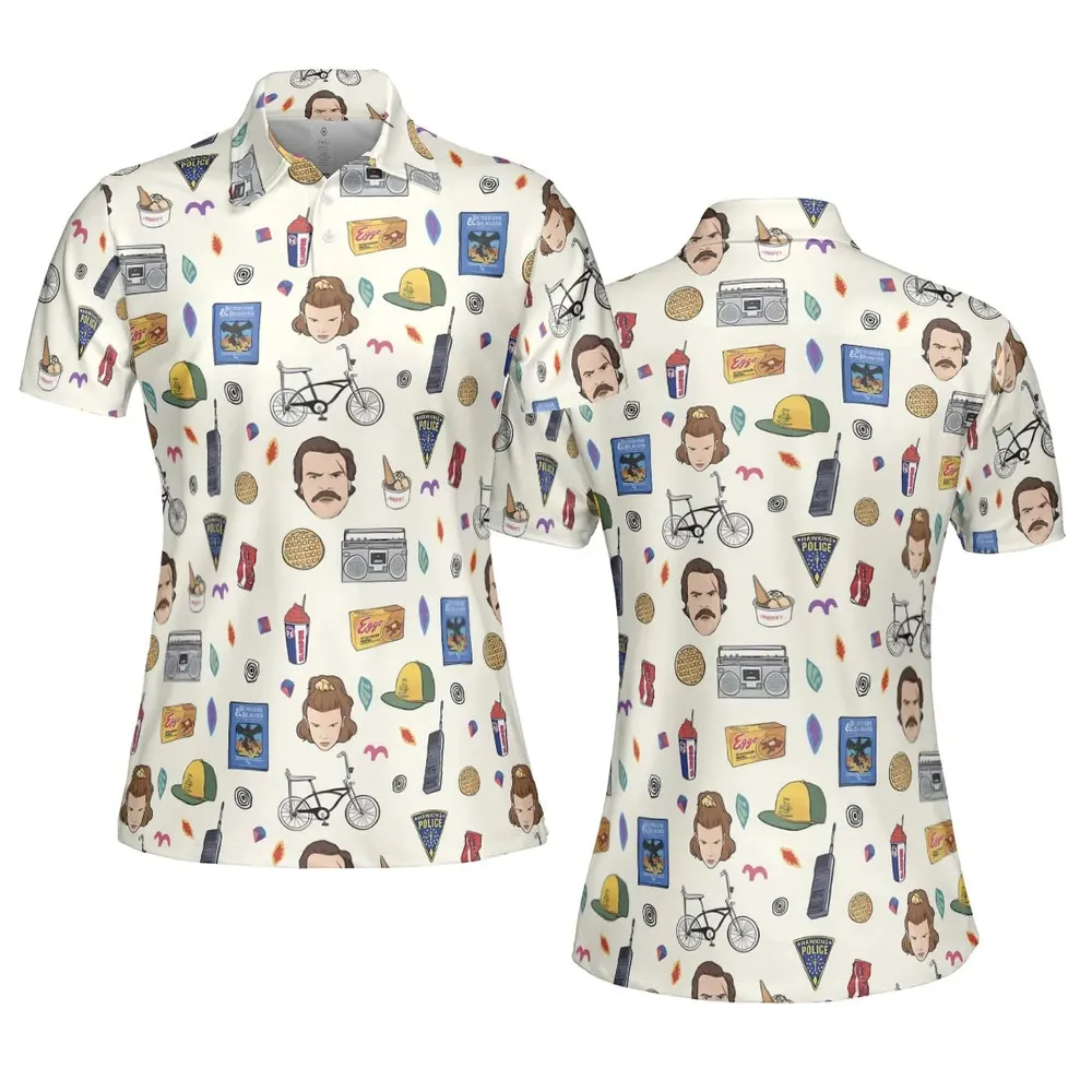 Stranger Things Collection AOP Men/Women Polo Shirt - 5