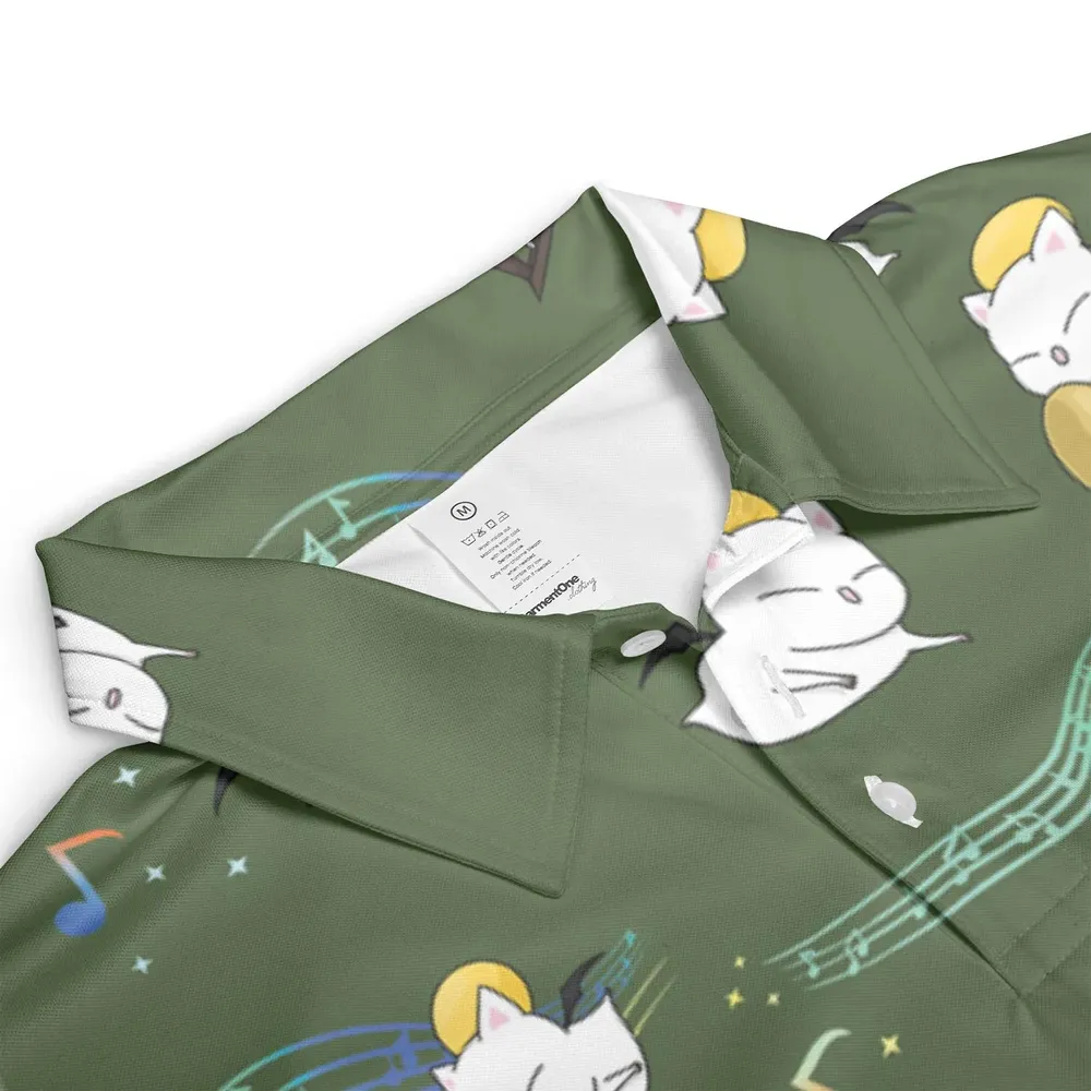 Moggle Music Final Fantasy AOP Men/Women Polo Shirt - 3