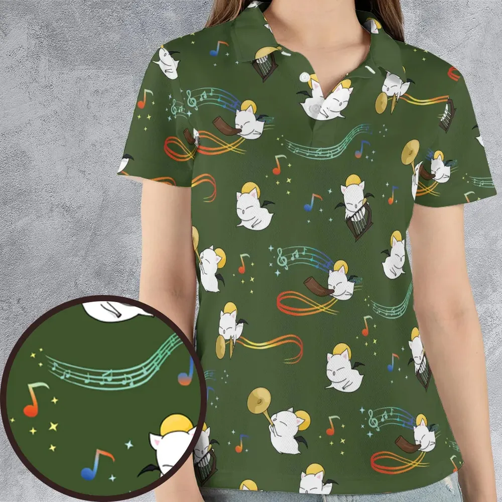 Moggle Music Final Fantasy AOP Men/Women Polo Shirt - 4