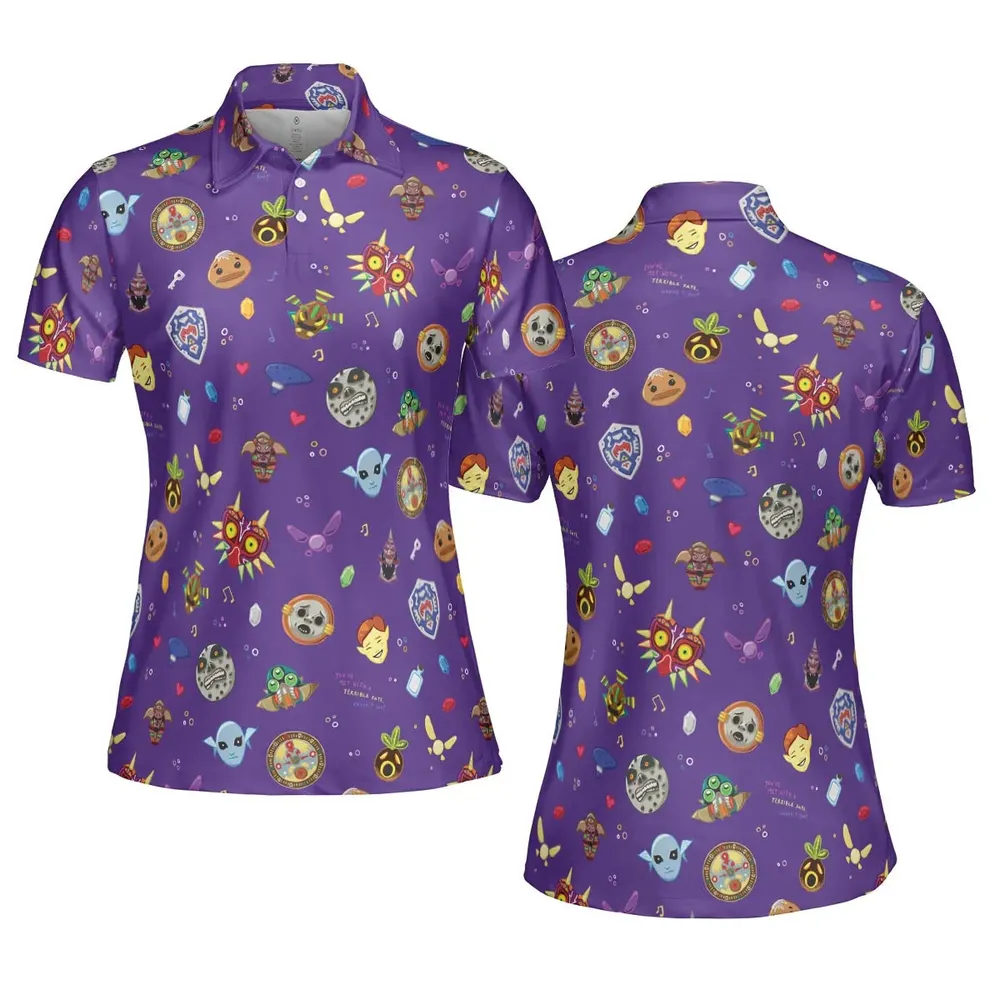 The Final Days The Legend of Zelda AOP Men/Women Polo Shirt - 5