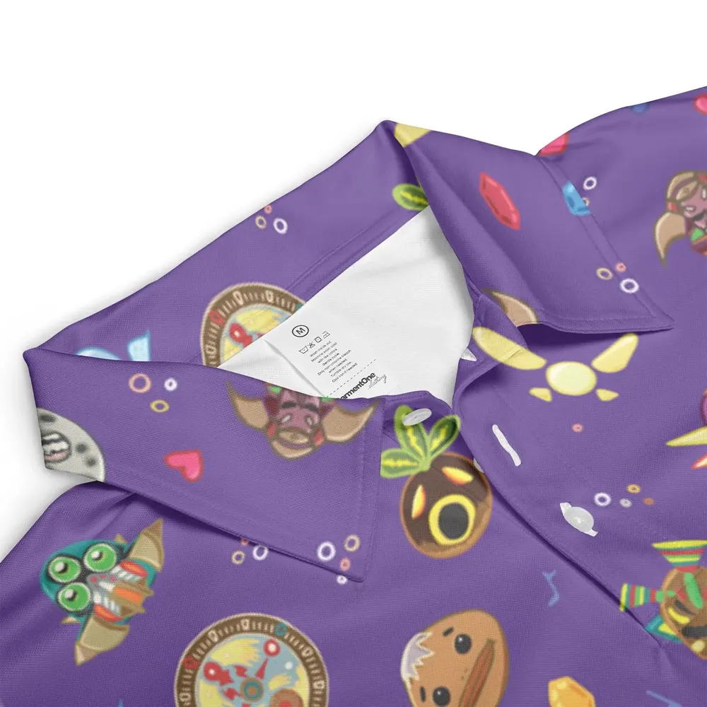 The Final Days The Legend of Zelda AOP Men/Women Polo Shirt - 3