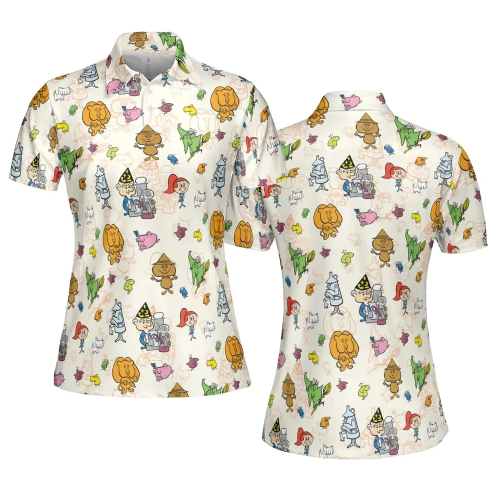 Chibi Tales Of The Wizard Of Oz AOP Men/Women Polo Shirt - 5