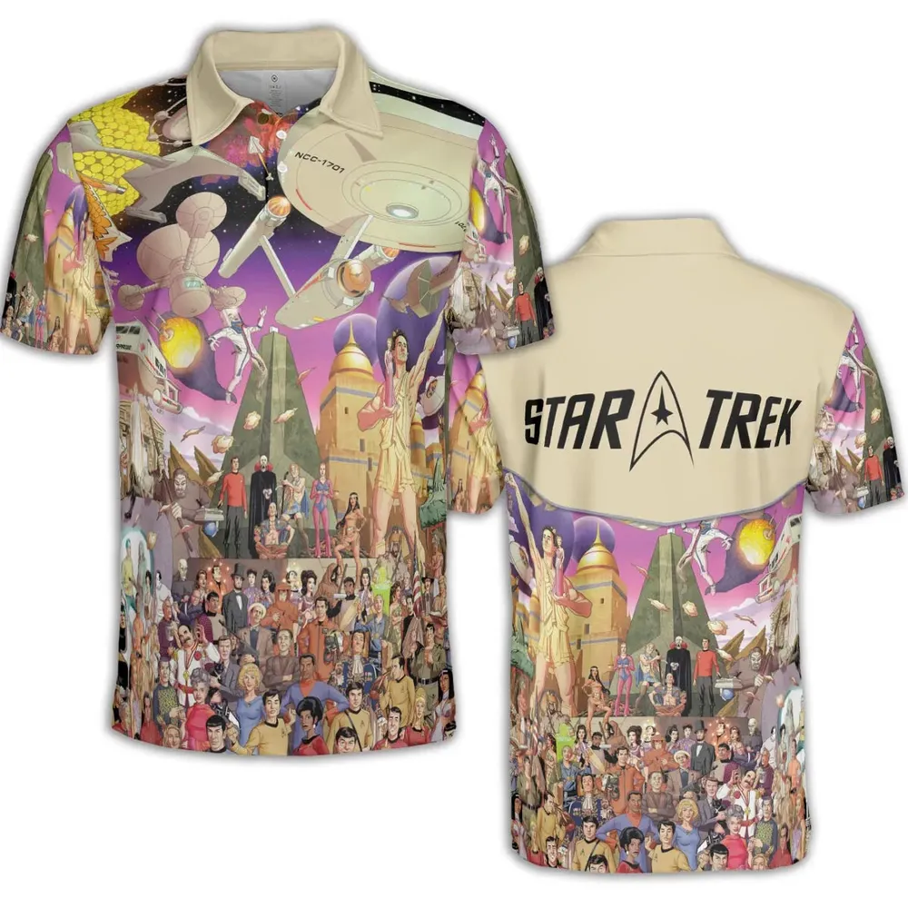 Star Trek The Original Series AOP Men/Women Polo Shirt - 2
