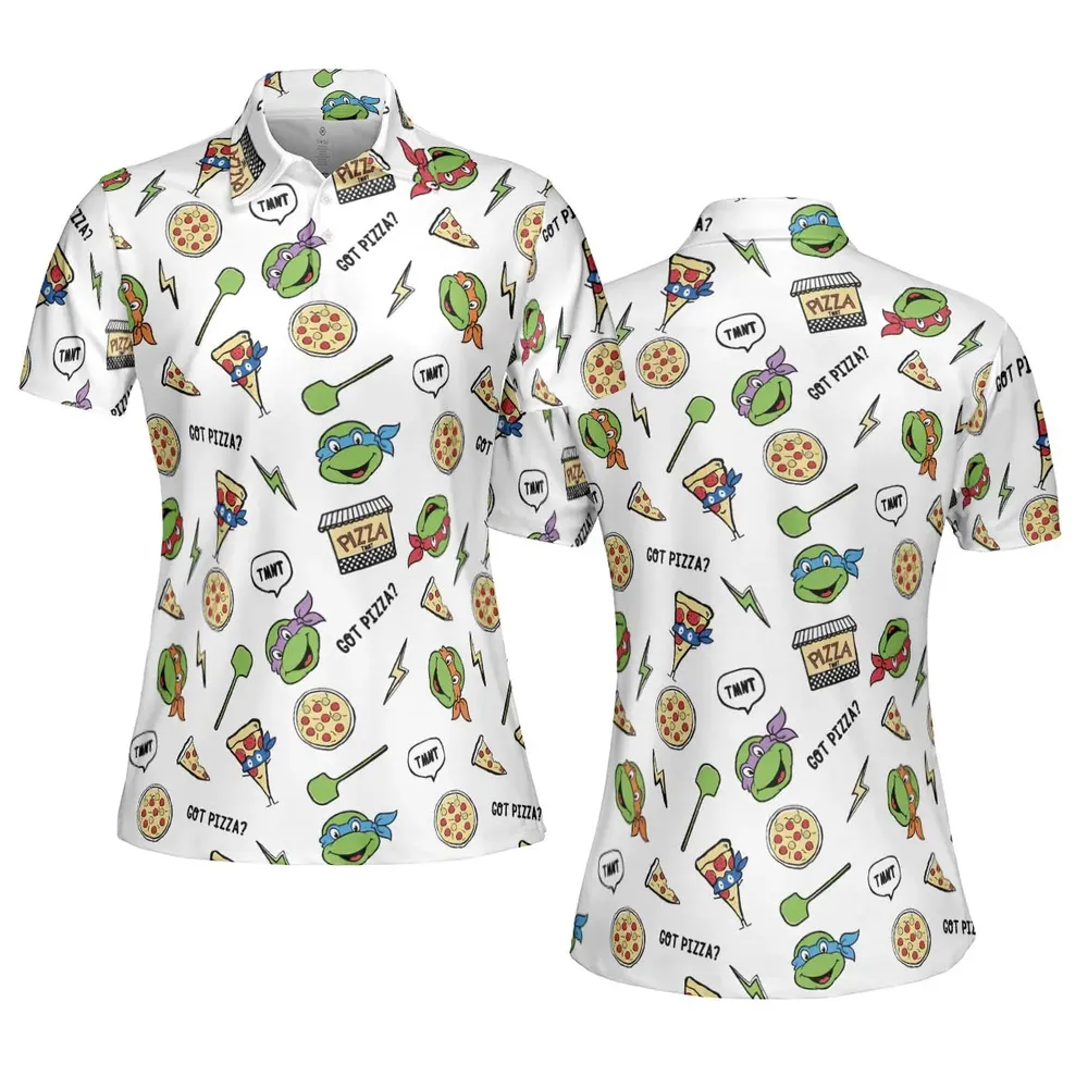 Got Pizza Teenage Mutant Ninja Turtles AOP Men/Women Polo Shirt - 5