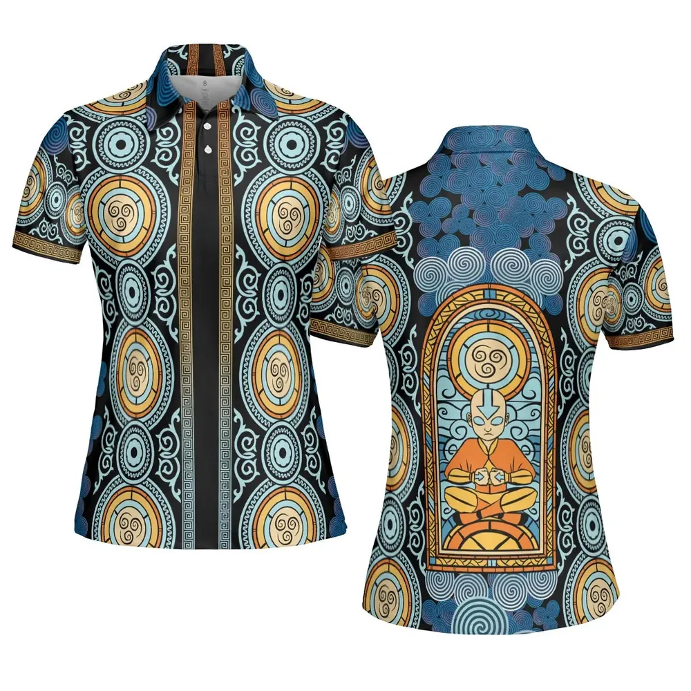 Air Avatar Avatar the Last Airbender AOP Men/Women Polo Shirt - 5