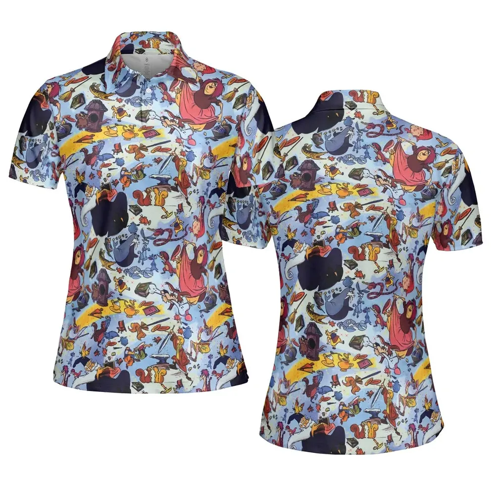 King Arthur The Sword in the Stone AOP Men/Women Polo Shirt - 5