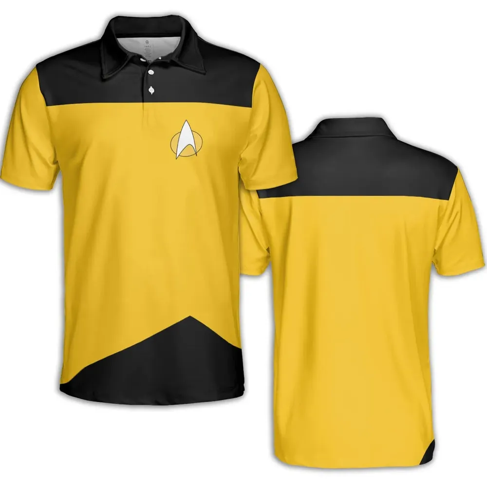 The Next Generation Star Trek AOP Men/Women Polo Shirt - 2