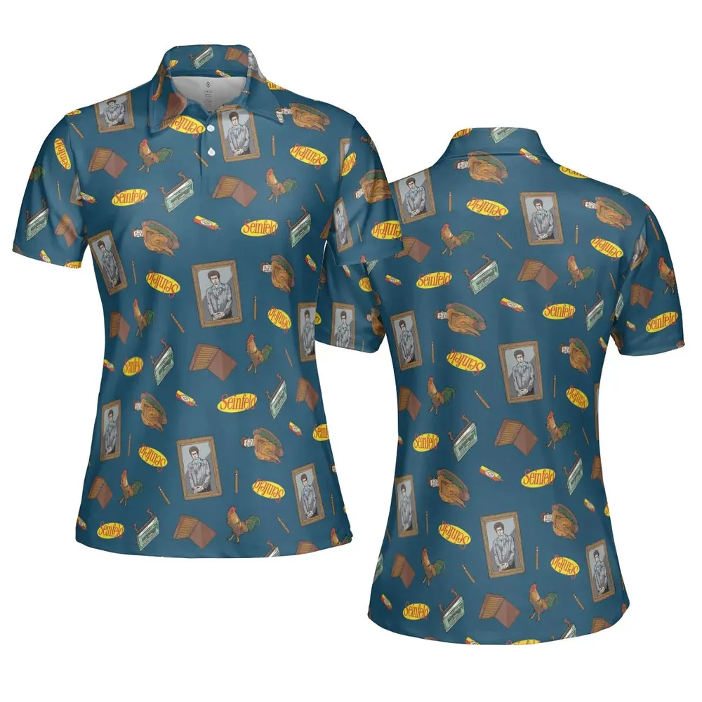Seinfeld Kramer Icons Pop Culture AOP Men/Women Polo Shirt - 5