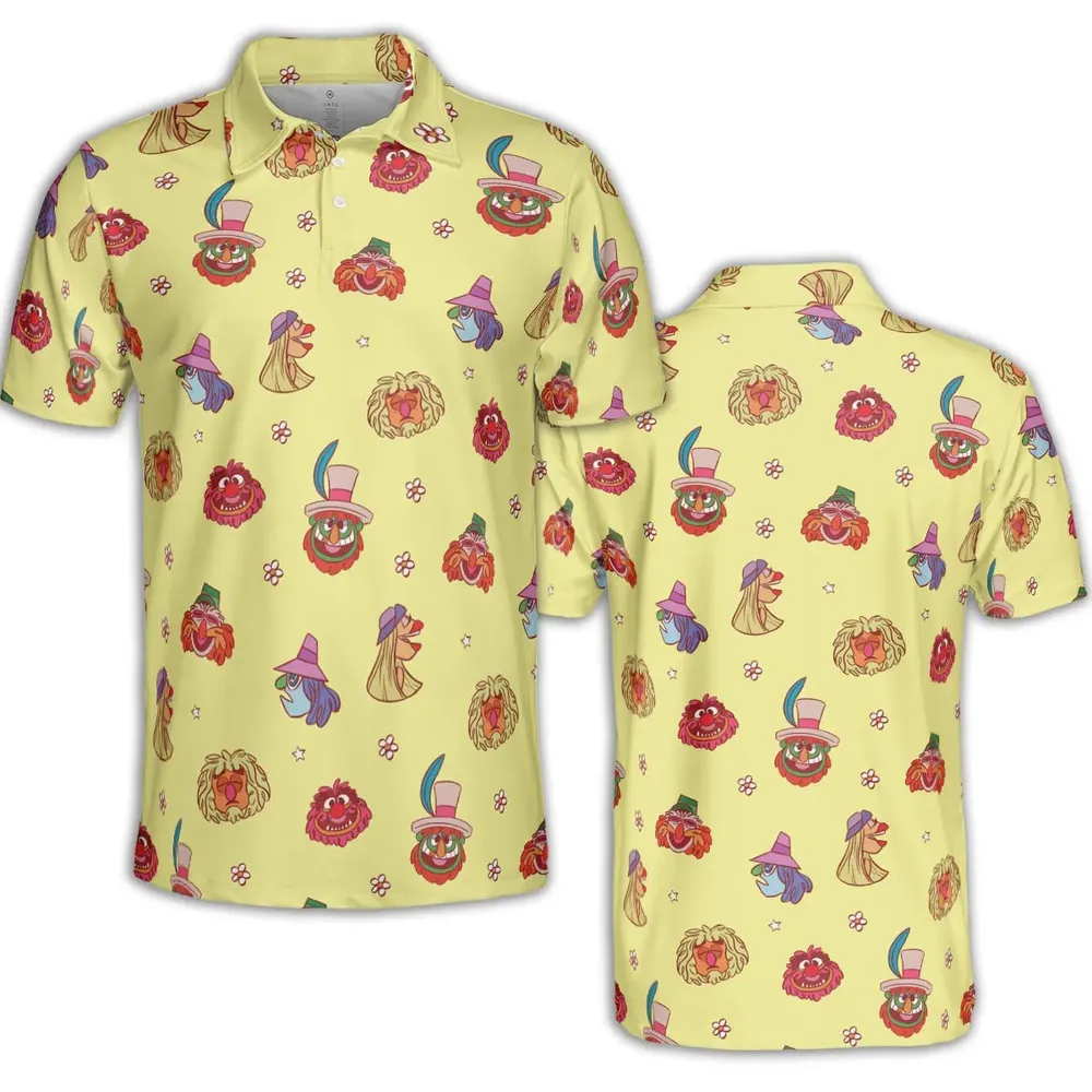 The Electric Mayhem Characters The Muppet Show AOP Men/Women Polo Shirt - 2