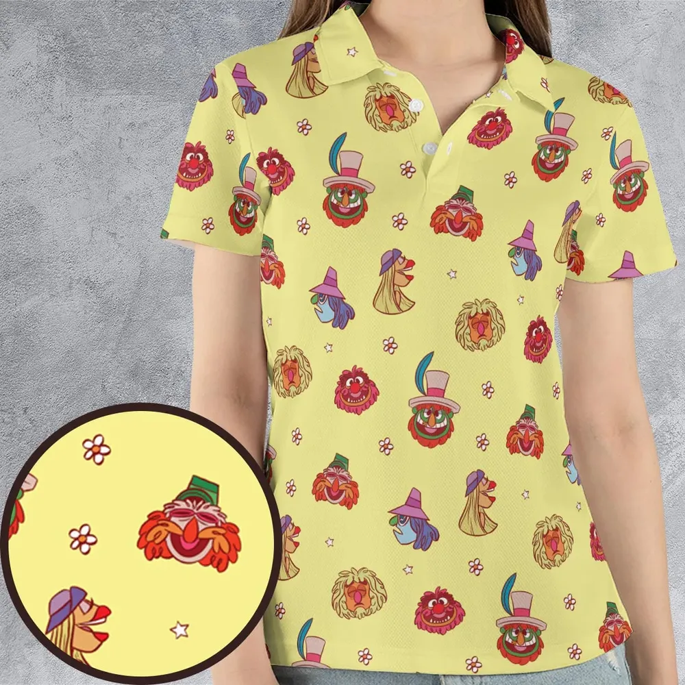 The Electric Mayhem Characters The Muppet Show AOP Men/Women Polo Shirt - 4