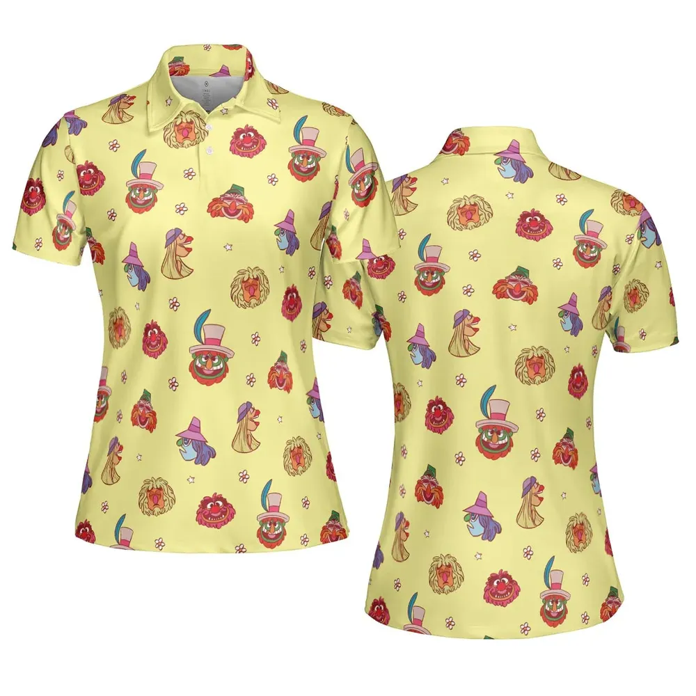 The Electric Mayhem Characters The Muppet Show AOP Men/Women Polo Shirt - 5