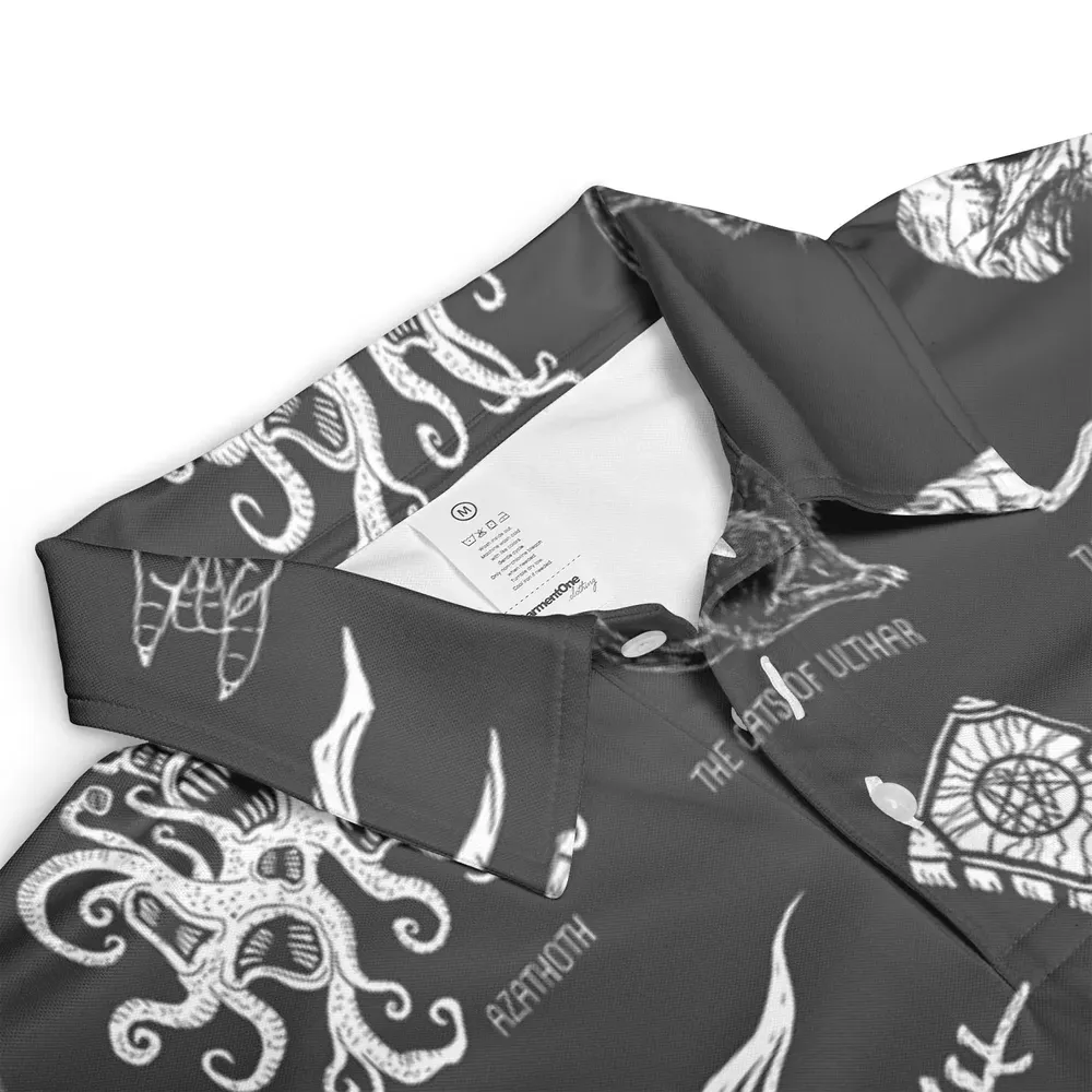 H.P. Lovecraft Monsters AOP Men/Women Polo Shirt - 3