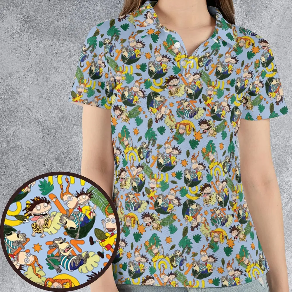 The Wild Thornberrys Characters AOP Men/Women Polo Shirt - 4