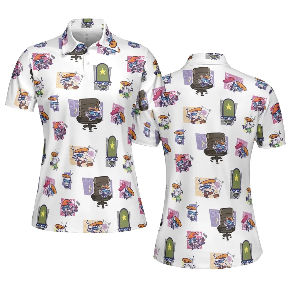 Dexter's Laboratory Characters AOP Men/Women Polo Shirt - 5