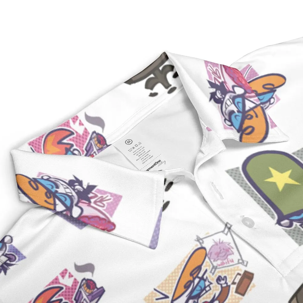 Dexter's Laboratory Characters AOP Men/Women Polo Shirt - 3