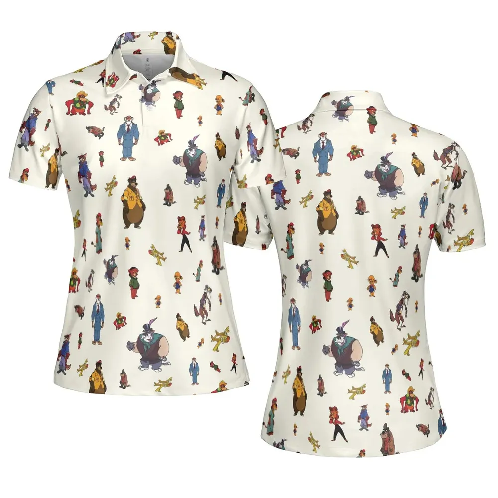 Talespin Characters AOP Men/Women Polo Shirt - 5