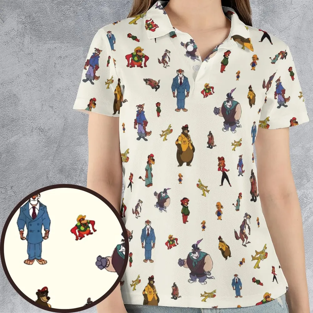 Talespin Characters AOP Men/Women Polo Shirt - 4