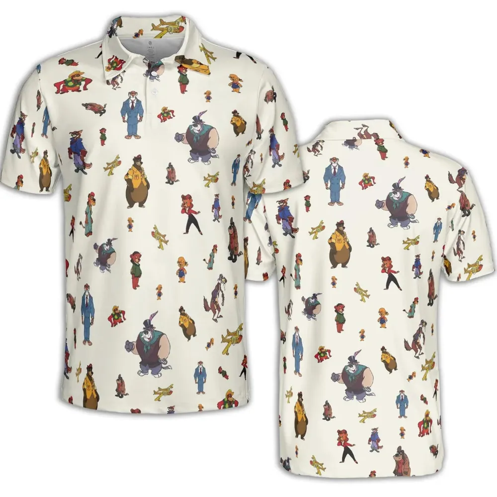 Talespin Characters AOP Men/Women Polo Shirt - 2