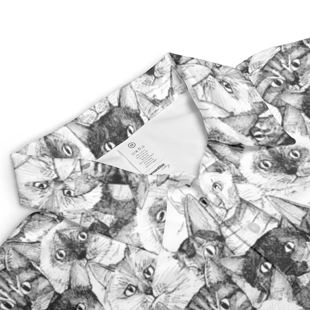 Just Cats AOP Men/Women Polo Shirt - 3