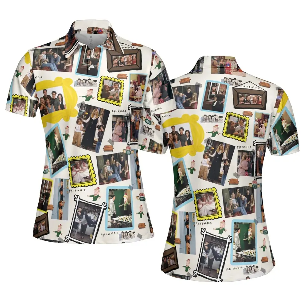 FRIENDS AOP Men/Women Polo Shirt - 5