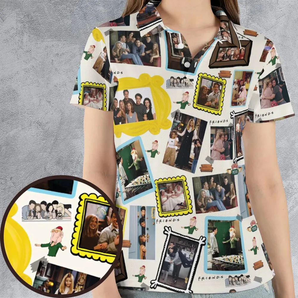 FRIENDS AOP Men/Women Polo Shirt - 4