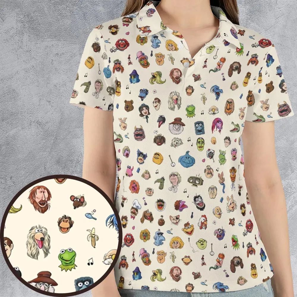 The Muppets Characters AOP Men/Women Polo Shirt - 4